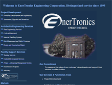 Tablet Screenshot of enertronics.com